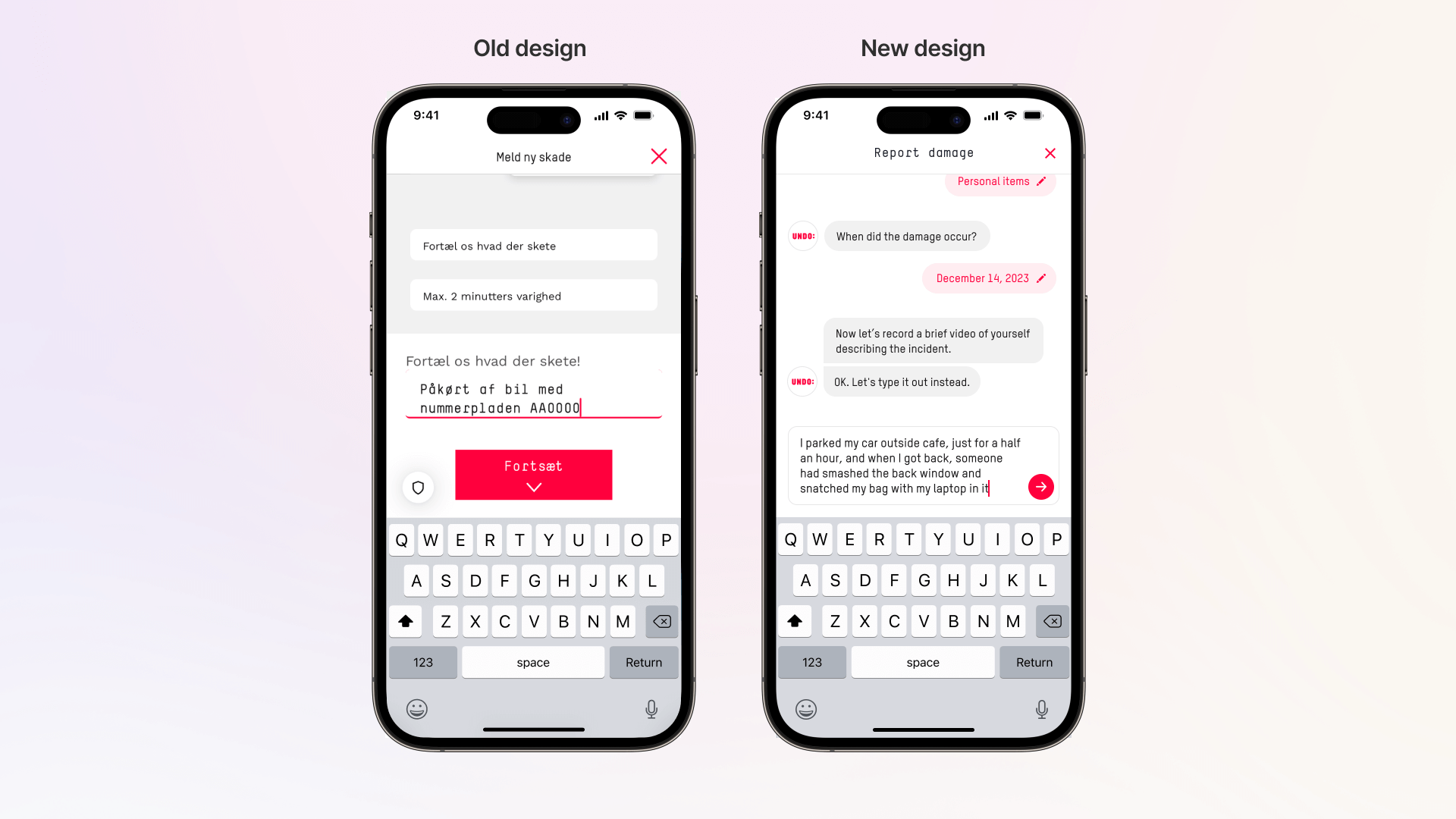 Design audit updates